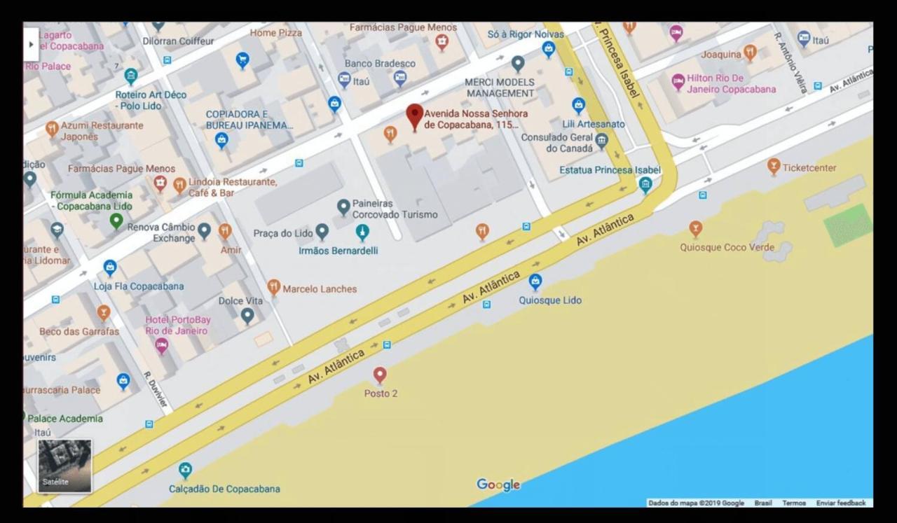 Copacabana Vista Mar Studio Rio de Janeiro Ngoại thất bức ảnh
